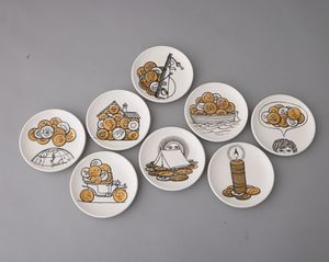 Piero Fornasetti : Milano 1970 ca  - Asta Ceramiche Italiane ed Europee del '900 - Associazione Nazionale - Case d'Asta italiane