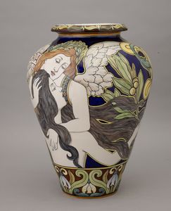 Arte Ceramica Italiana La Colonnata, Sesto Fiorentino, 1900 ca  - Asta Ceramiche Italiane ed Europee del '900 - Associazione Nazionale - Case d'Asta italiane