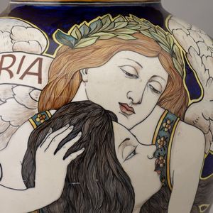 Arte Ceramica Italiana La Colonnata, Sesto Fiorentino, 1900 ca  - Asta Ceramiche Italiane ed Europee del '900 - Associazione Nazionale - Case d'Asta italiane