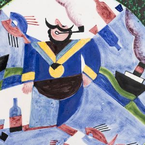 Alfredo Gaudenzi : M.G.A., Albisola 1931  - Asta Ceramiche Italiane ed Europee del '900 - Associazione Nazionale - Case d'Asta italiane