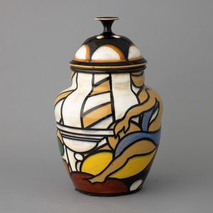 TULLIO D'ALBISOLA : MGA, Albisola 1935 ca  - Asta Ceramiche Italiane ed Europee del '900 - Associazione Nazionale - Case d'Asta italiane