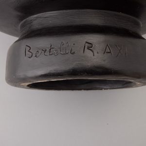 Renato Bertelli : Firenze 1933 ca Profilo Continuo del Duce  - Asta Ceramiche Italiane ed Europee del '900 - Associazione Nazionale - Case d'Asta italiane