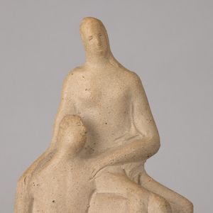 Arturo Martini : Litoceramica Piccinelli, Mozzate (Como) 1947 ca Bagnanti  - Asta Ceramiche Italiane ed Europee del '900 - Associazione Nazionale - Case d'Asta italiane