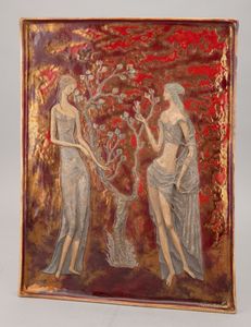 Pietro Melandri : Faenza 1950 ca  - Asta Ceramiche Italiane ed Europee del '900 - Associazione Nazionale - Case d'Asta italiane