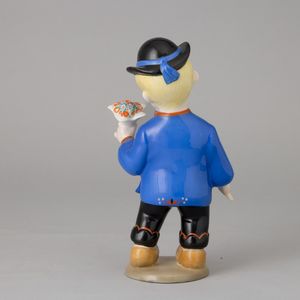 Luigi Borione : Lenci, Torino 1940 ca Francia-Jules  - Asta Ceramiche Italiane ed Europee del '900 - Associazione Nazionale - Case d'Asta italiane