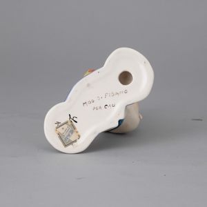 Sandro Vacchetti : Lenci, Torino 1930 ca Testina sarda  - Asta Ceramiche Italiane ed Europee del '900 - Associazione Nazionale - Case d'Asta italiane