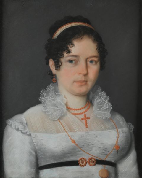 Joseph Petitot : a) Nobildonna con parure di corallo  b) Gentiluomo con cravatta bianca  - Asta Disegni antichi - Associazione Nazionale - Case d'Asta italiane