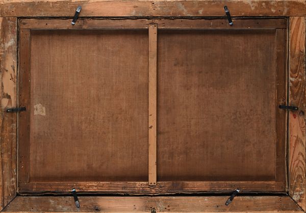 SCUOLA ROMANA DEL XVII SECOLO : Paesaggio con rovina  - Asta Disegni antichi - Associazione Nazionale - Case d'Asta italiane