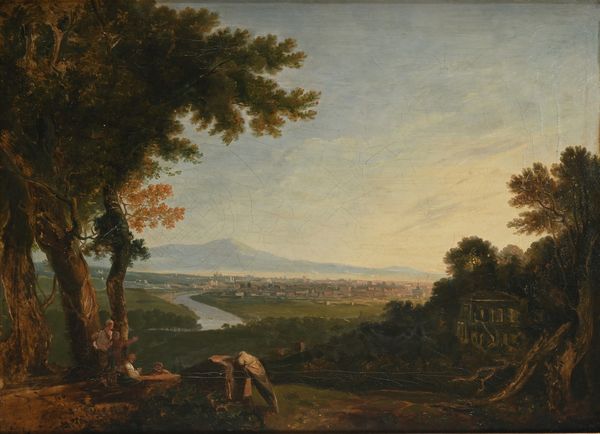 Richard Wilson, Bottega di, : Veduta di Roma da Monte Mario  - Asta Disegni antichi - Associazione Nazionale - Case d'Asta italiane