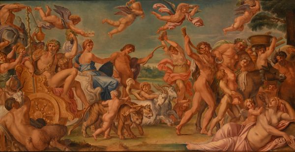 SCUOLA ROMANA DEL XIX SECOLO : Trionfo di Bacco e Arianna Copia da Annibale Carracci  - Asta Disegni antichi - Associazione Nazionale - Case d'Asta italiane