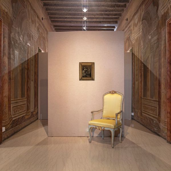 George Morland , Seguace di : The farmers visit to his married daughter in town  - Asta Disegni antichi - Associazione Nazionale - Case d'Asta italiane