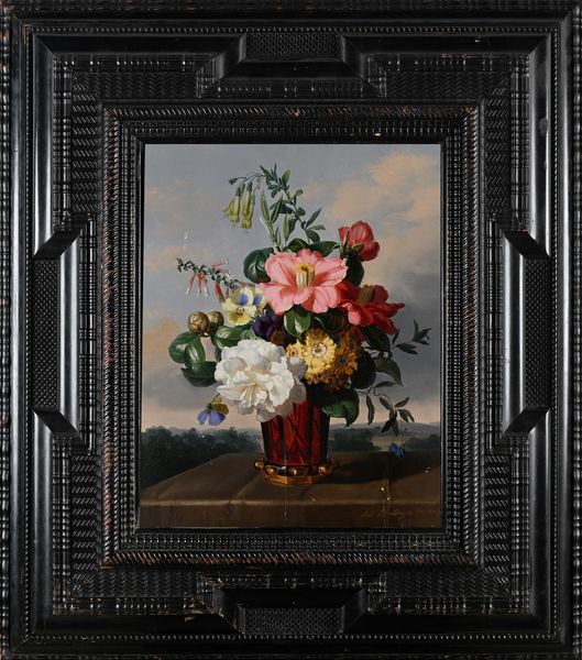 Anton Hartinger : Natura morta con camelie  - Asta Disegni antichi - Associazione Nazionale - Case d'Asta italiane