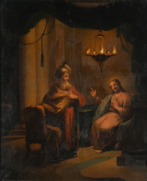 Scuola fiamminga del XVIII secolo : Cristo in casa di Simone il fariseo  - Asta Disegni antichi - Associazione Nazionale - Case d'Asta italiane