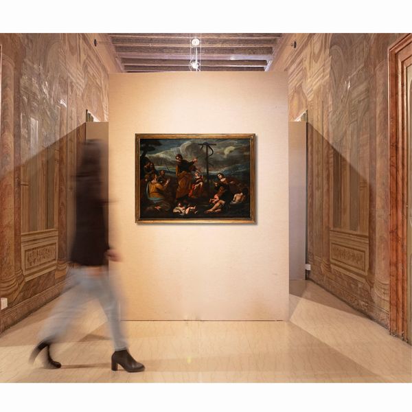 Nicolò De Simone : Mos scaccia i serpenti  - Asta Disegni antichi - Associazione Nazionale - Case d'Asta italiane