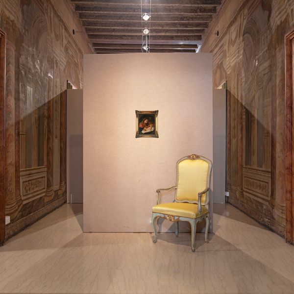 Scuola romana del XVIII secolo : Madonna con Bambino e San Giovannino  - Asta Disegni antichi - Associazione Nazionale - Case d'Asta italiane