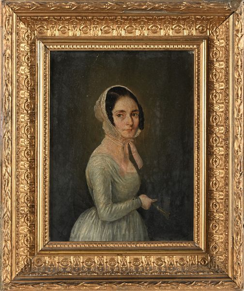 Scuola francese del XIX secolo : Ritratto di gentildonna  - Asta Disegni antichi - Associazione Nazionale - Case d'Asta italiane