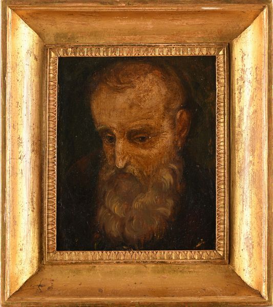 Scuola italiana del XIX secolo : Ritratto di uomo con barba  - Asta Disegni antichi - Associazione Nazionale - Case d'Asta italiane