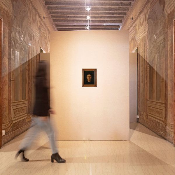 Scuola italiana del XIX secolo : Ritratto di giovane uomo, da Lorenzo Lotto  - Asta Disegni antichi - Associazione Nazionale - Case d'Asta italiane