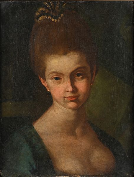 Scuola veneta del XVIII secolo : Ritratto di Dama  - Asta Disegni antichi - Associazione Nazionale - Case d'Asta italiane