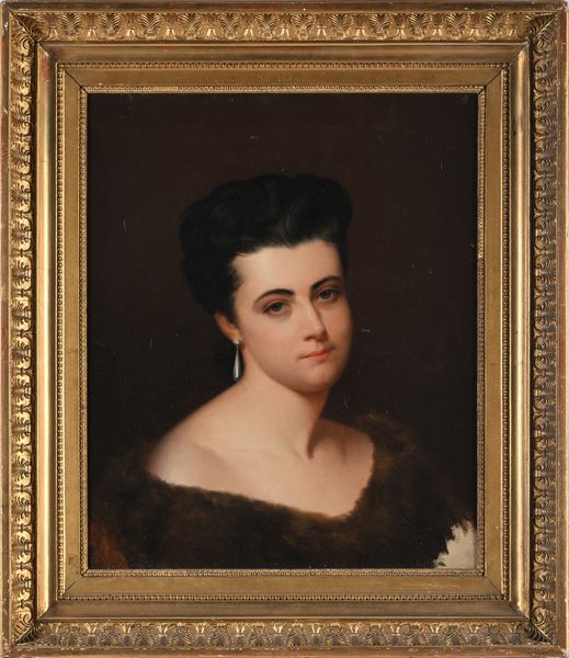 Scuola francese del XIX secolo : Ritratto di gentildonna con orecchino  - Asta Disegni antichi - Associazione Nazionale - Case d'Asta italiane