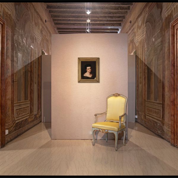 Scuola francese del XIX secolo : Ritratto di gentildonna con orecchino  - Asta Disegni antichi - Associazione Nazionale - Case d'Asta italiane