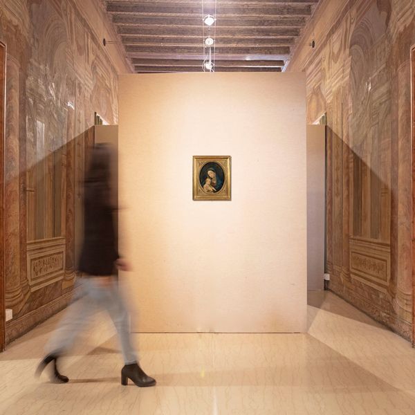 PITTORE DEL XVIII SECOLO : Madonna con bambino  - Asta Disegni antichi - Associazione Nazionale - Case d'Asta italiane