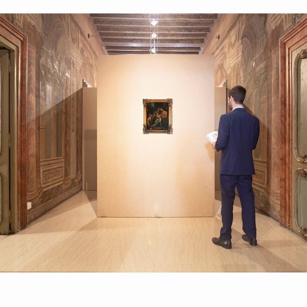 Raffaello Sanzio, copia da : Madonna del Divino Amore  - Asta Disegni antichi - Associazione Nazionale - Case d'Asta italiane