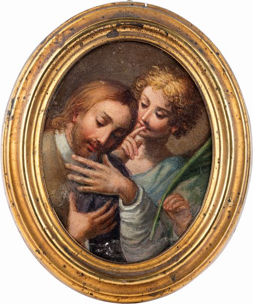 Scuola emiliana del XVIII secolo : Tobia e l'angelo  - Asta Disegni antichi - Associazione Nazionale - Case d'Asta italiane