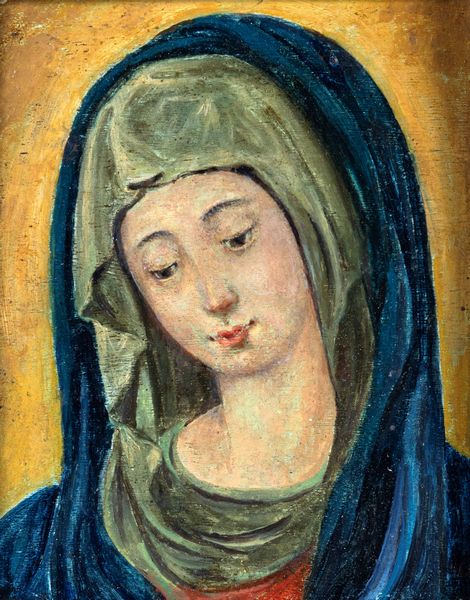 Scuola italiana del XVIII secolo : Vergine orante  - Asta Disegni antichi - Associazione Nazionale - Case d'Asta italiane