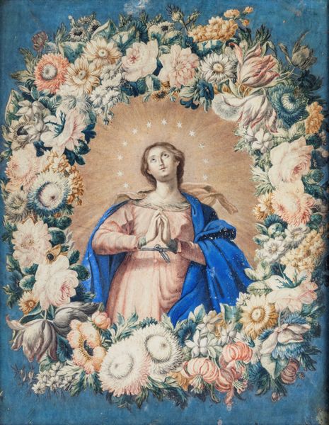 Scuola romana della fine del XVIII secolo : Immacolata Concezione  - Asta Disegni antichi - Associazione Nazionale - Case d'Asta italiane