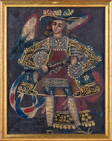 Tre dipinti angeli di Cutzco  - Asta Disegni antichi - Associazione Nazionale - Case d'Asta italiane