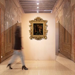 SCUOLA FIORENTINA DEL XVI SECOLO : Madonna con San Giovanni Battista  - Asta Disegni antichi - Associazione Nazionale - Case d'Asta italiane