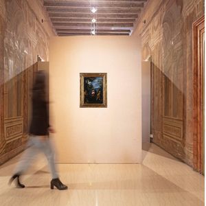 Lodovico Cardi detto il Cigoli , Attribuito a : Fuga in Egitto  - Asta Disegni antichi - Associazione Nazionale - Case d'Asta italiane