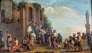 Cornelis de Wael, Cerchia di - Pauperismo italiano