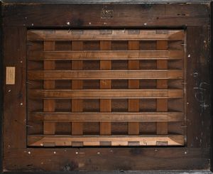 Willem van de Velde il Giovane, Ambito di : Marina con barche  - Asta Disegni antichi - Associazione Nazionale - Case d'Asta italiane