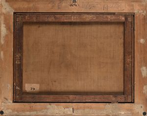 Jan Frans van Bloemen detto l'Orizzonte : Veduta con le cascate di Tivoli  - Asta Disegni antichi - Associazione Nazionale - Case d'Asta italiane