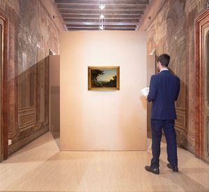Richard Wilson, Bottega di, : Veduta di Roma da Monte Mario  - Asta Disegni antichi - Associazione Nazionale - Case d'Asta italiane