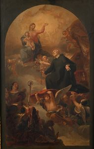 Ferdinando Cavalleri, Attribuito a - Modelletto per la Madonna col Beato Sebastiano Valfr