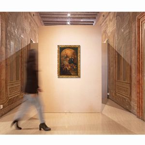 Ferdinando Cavalleri, Attribuito a : Modelletto per la Madonna col Beato Sebastiano Valfr  - Asta Disegni antichi - Associazione Nazionale - Case d'Asta italiane