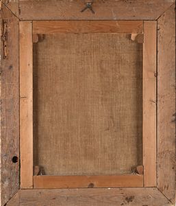 SCUOLA ROMANA DEL XVII SECOLO : San Francesco orante  - Asta Disegni antichi - Associazione Nazionale - Case d'Asta italiane