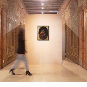 Scuola romana inizi del XIX secolo : Madonna con bambino  - Asta Disegni antichi - Associazione Nazionale - Case d'Asta italiane