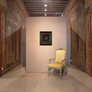 Scuola fiamminga del XVII secolo : Testa del Battista  - Asta Disegni antichi - Associazione Nazionale - Case d'Asta italiane