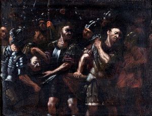 Scuola lombarda del XVIII secolo - Cattura di Cristo