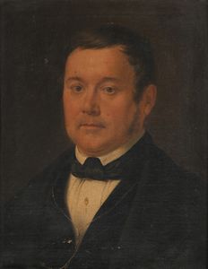 Scuola italiana del XIX secolo - Ritratto di Gentiluomo