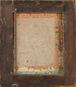 Scuola italiana del XIX secolo : Ritratto di uomo con barba  - Asta Disegni antichi - Associazione Nazionale - Case d'Asta italiane