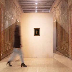 Scuola italiana del XIX secolo : Ritratto di giovane uomo, da Lorenzo Lotto  - Asta Disegni antichi - Associazione Nazionale - Case d'Asta italiane