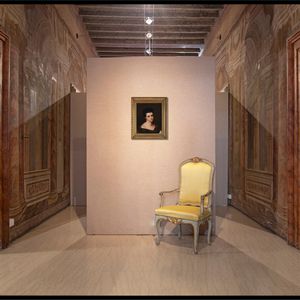 Scuola francese del XIX secolo : Ritratto di gentildonna con orecchino  - Asta Disegni antichi - Associazione Nazionale - Case d'Asta italiane