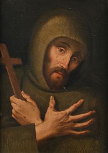 Scuola italiana del XVIII secolo - San Francesco penitente