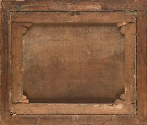 SCUOLA ROMANA DEL XVII SECOLO : Cristo con Angelo  - Asta Disegni antichi - Associazione Nazionale - Case d'Asta italiane