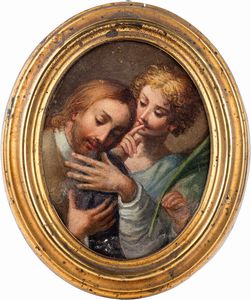 Scuola emiliana del XVIII secolo - Tobia e l'angelo